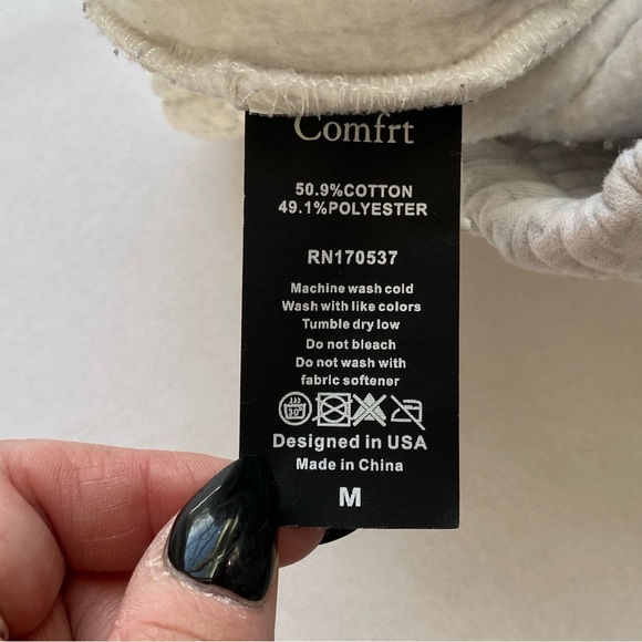 Comfrt Heather Storm Cloud Jogger Athleisure Sweatpants Size Medium - Picture 11 of 16